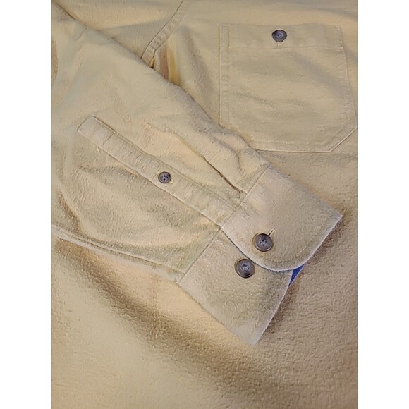 LL Bean Women's Long Sleeve Button Up 278559 Yellow Cotton Size Large Regular - Picture 5 of 10